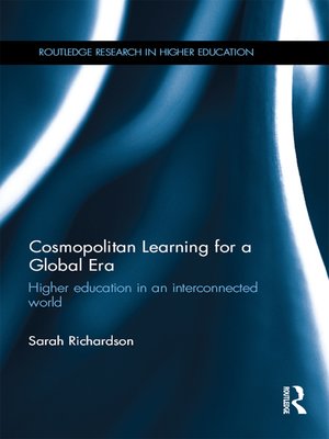 cover image of Cosmopolitan Learning for a Global Era